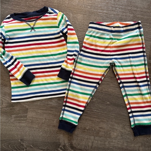 Primary Other - 🌈 Primary Rainbow Stripe Pajama Set (Size 18–24M)